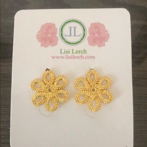 Lisi Lerch Mini Cameron Gold Earrings